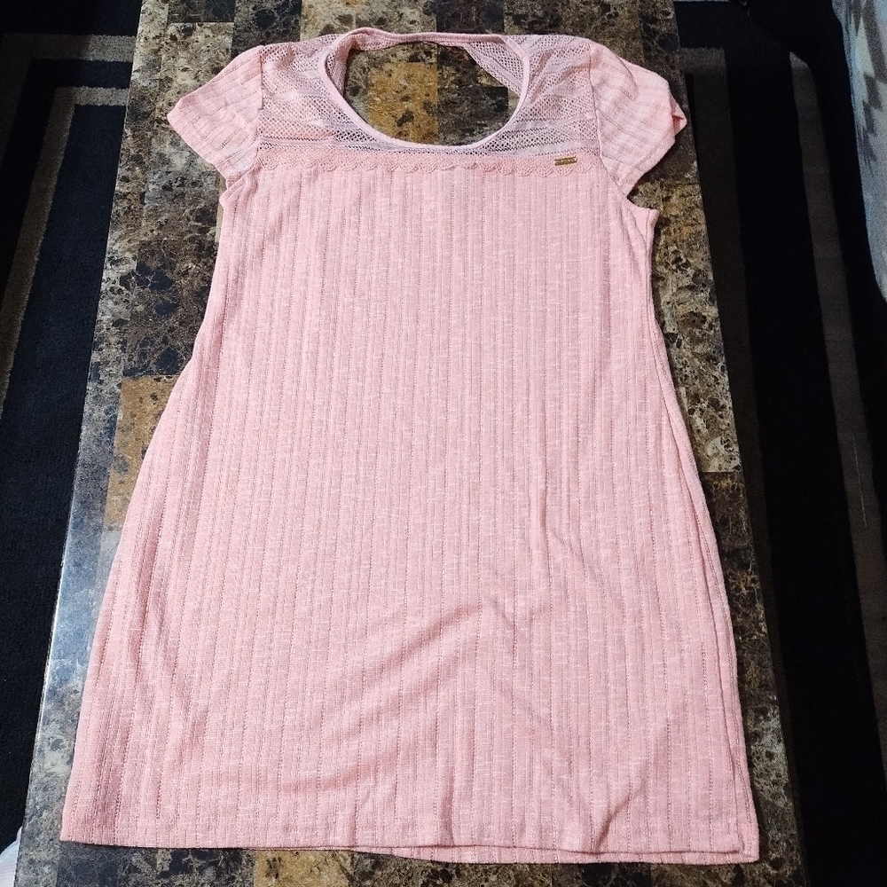 Tahari Pointelle pink nightgown